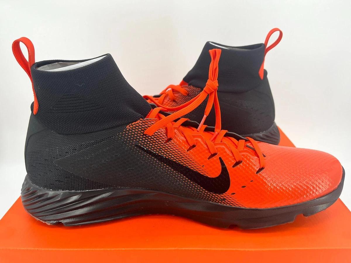 Nike VPR Untouchable SPD TF 2 SMU P Black/Orange Size 16 OSU Beavers Cleats