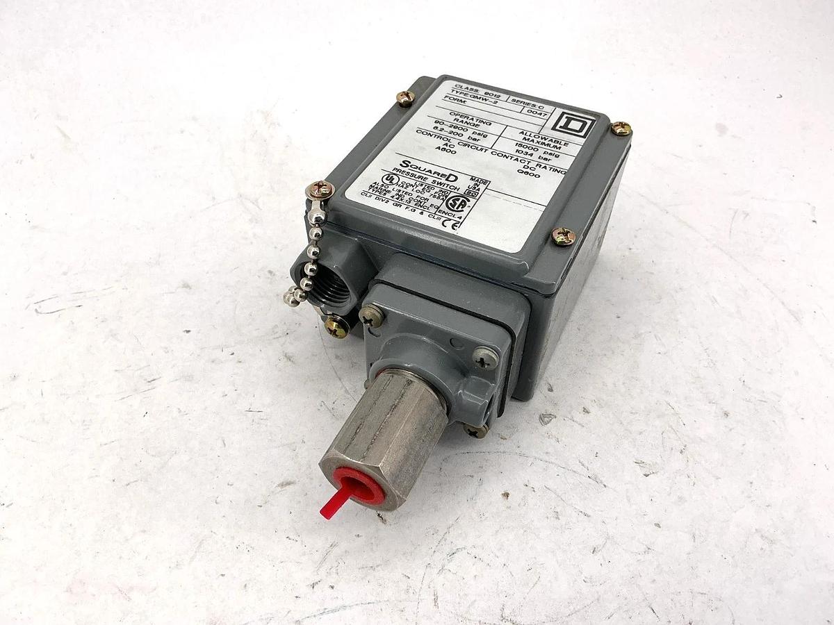 New Square D 9012GMW-2 Ser C Dual Stage Pressure Switch Stg1: 1500psig