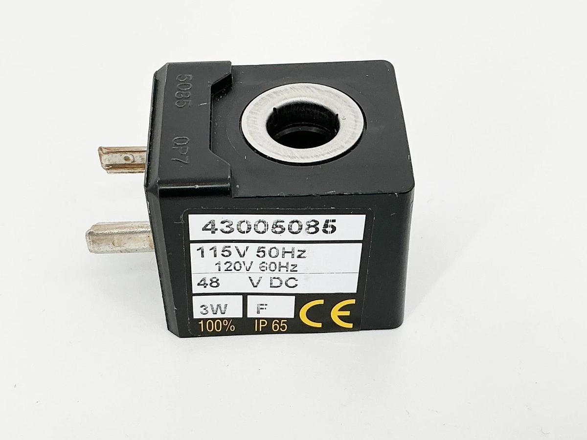 New Asco 43005085 Solenoid Coil 48VDC 115/120V 3W