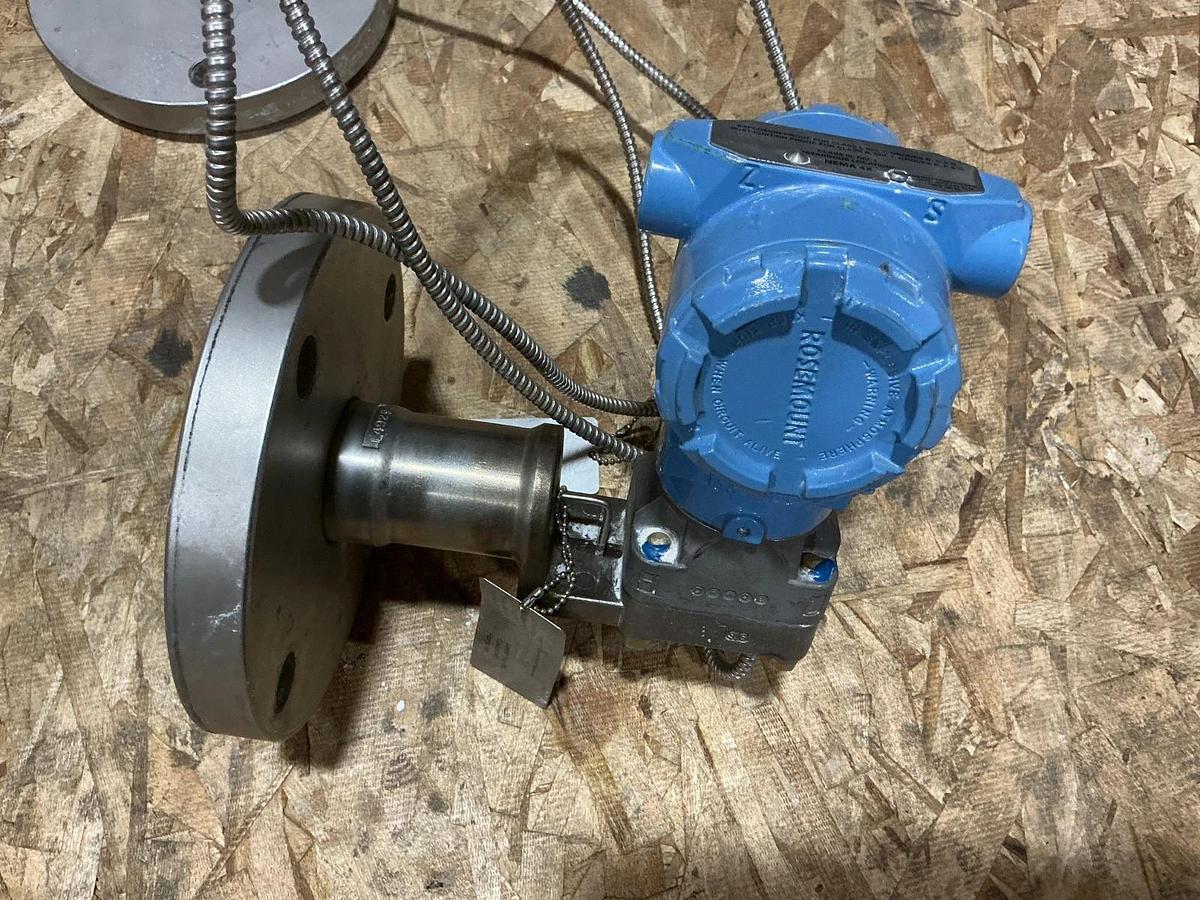 Used Rosemount 3051CD2A22A1AS9 Pressure Transmitter 3626PSIG 10.5-55VDC