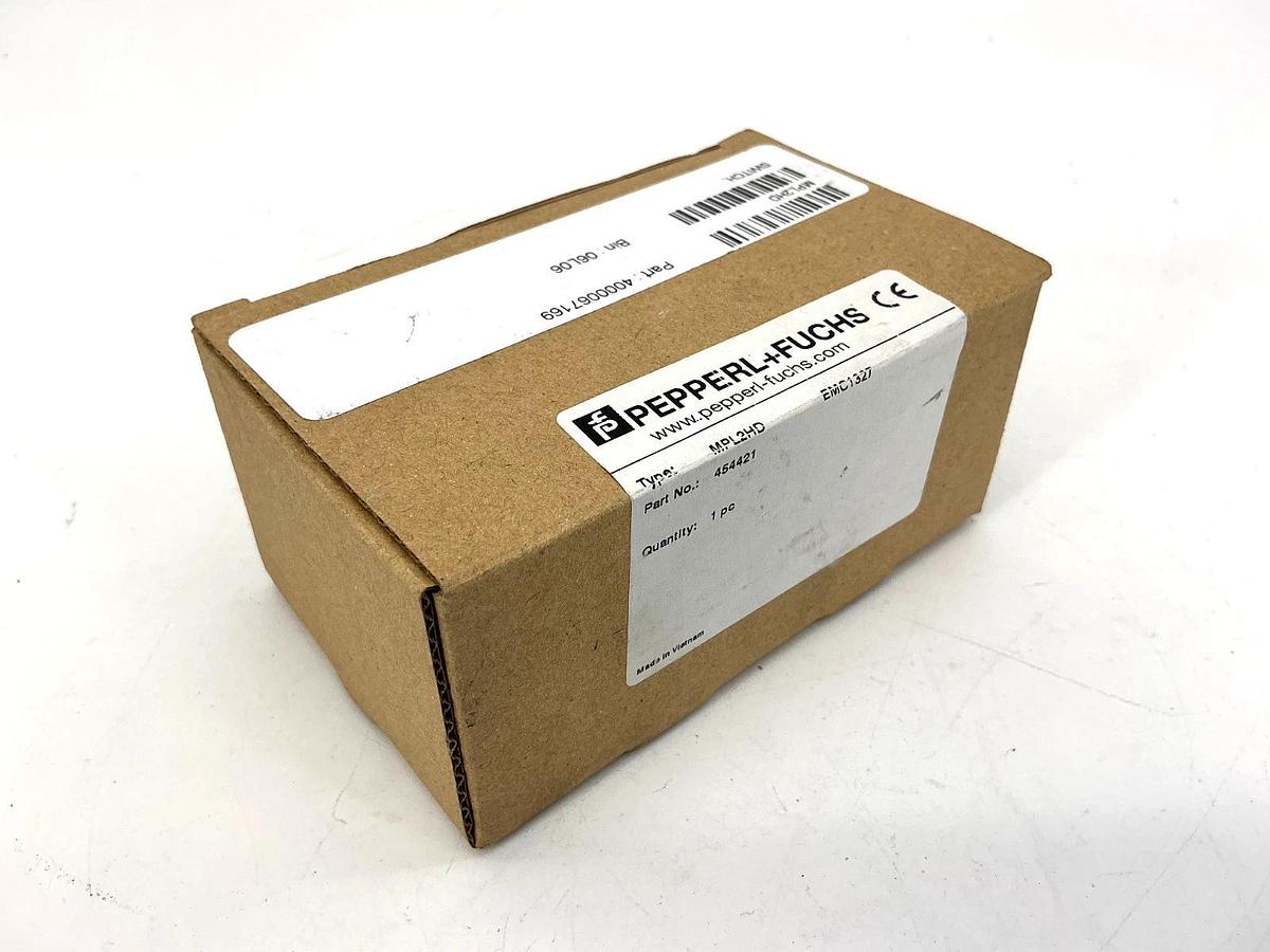 New Pepperl+Fuchs MPL2HD Photoelectric Sensor Retroflective Range 9.1m 454421