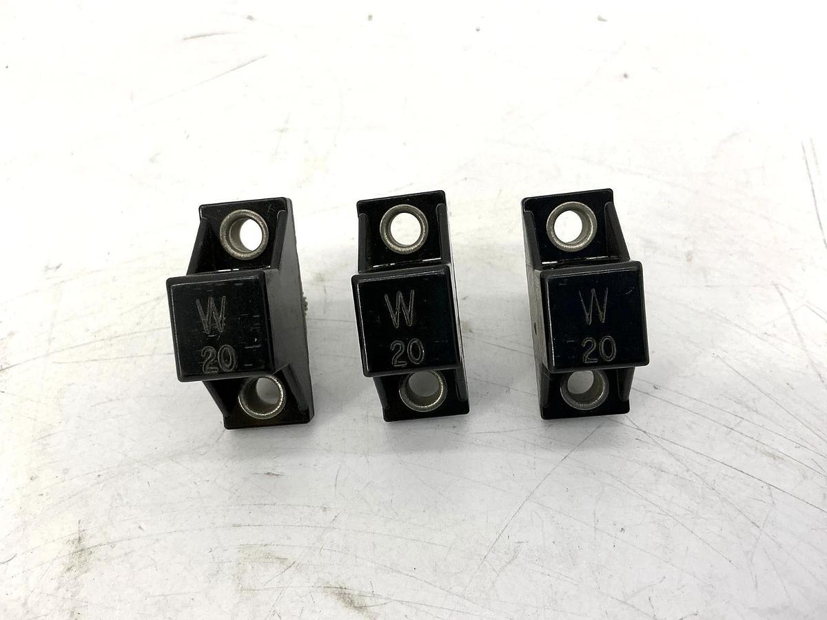 Lot of 3 New Allen Bradley W20 Thermal Overload Relay Heater Element W-20
