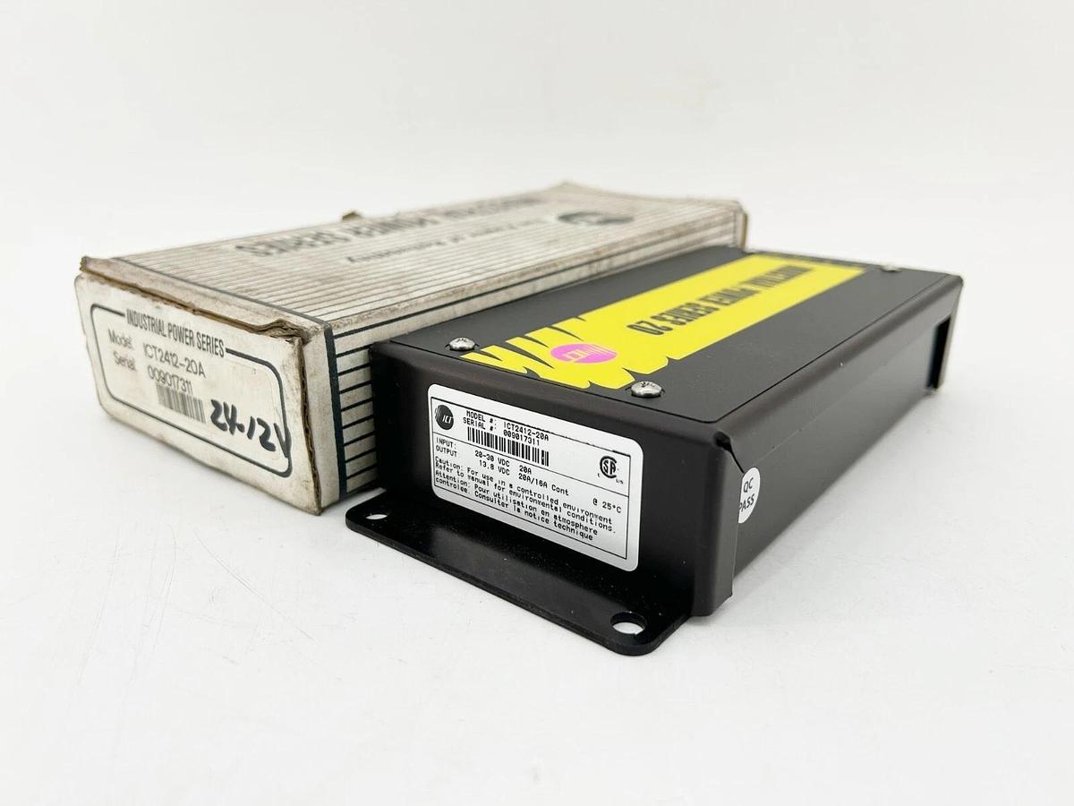 New ICT ICT2412-20A Switching Power Converter 20-30VDC 20AMP