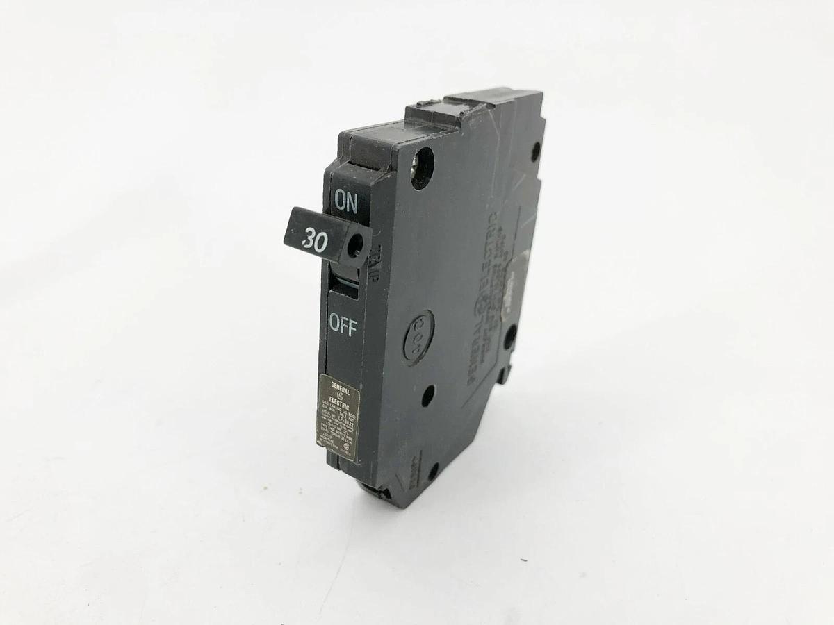Used Lot of 4 GE General Electric THQP130 Circuit Breakers 30A 120/240V 1 Pole