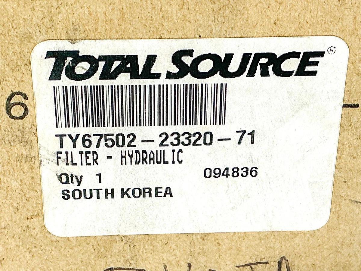 New Total Source TY67502-233320-71 Hydraulic Filter