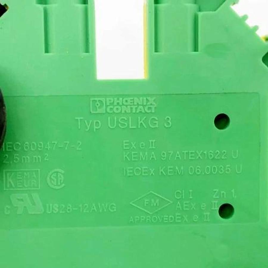 Lot of 5 New Phoenix Contact USLKG 3 Terminal Blocks 0441083 - No Box
