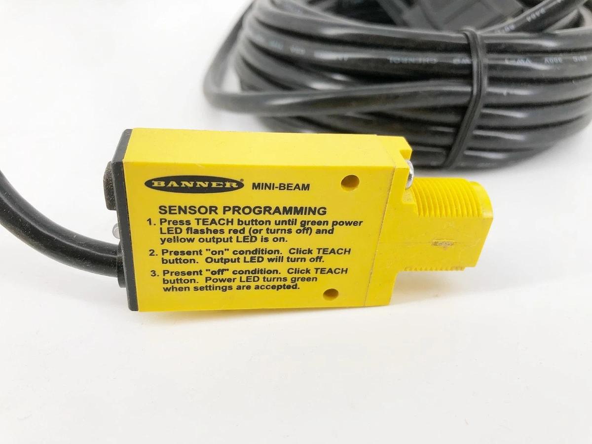 New Banner Engineering SME312DQDP-75806 Mini-Beam Sensor 10-30VDC 75806