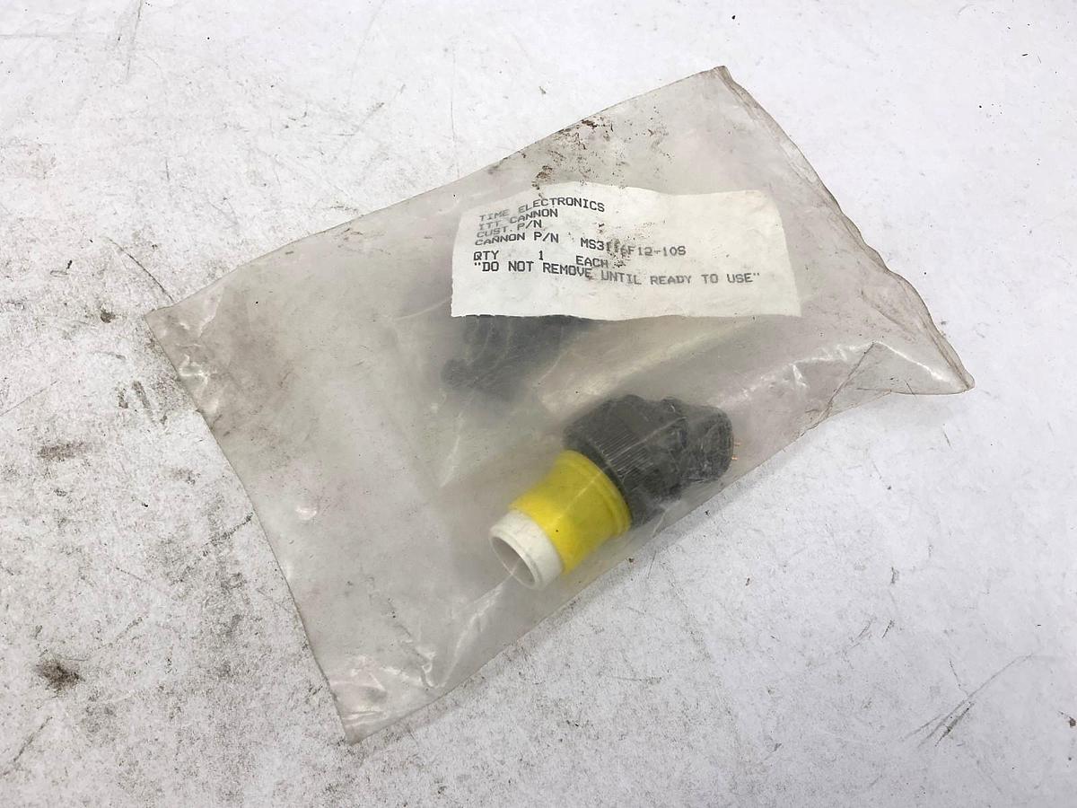 New Time Electronics ITT Cannon MS3116F12-10S Female Connector 10-Pin Plug