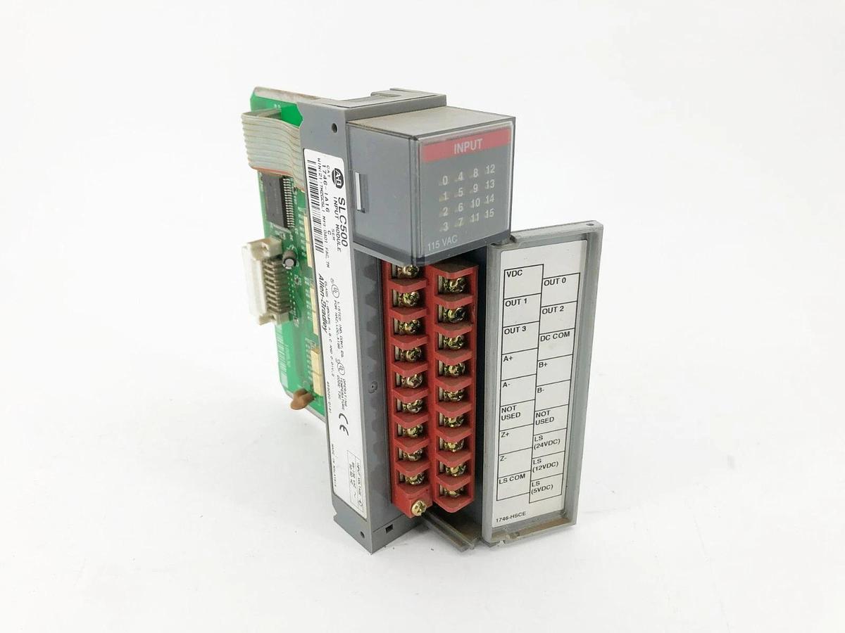 Used Allen Bradley 1746-IA16 Ser. C SLC500 Input Module 85-132VAC 50/60Hz