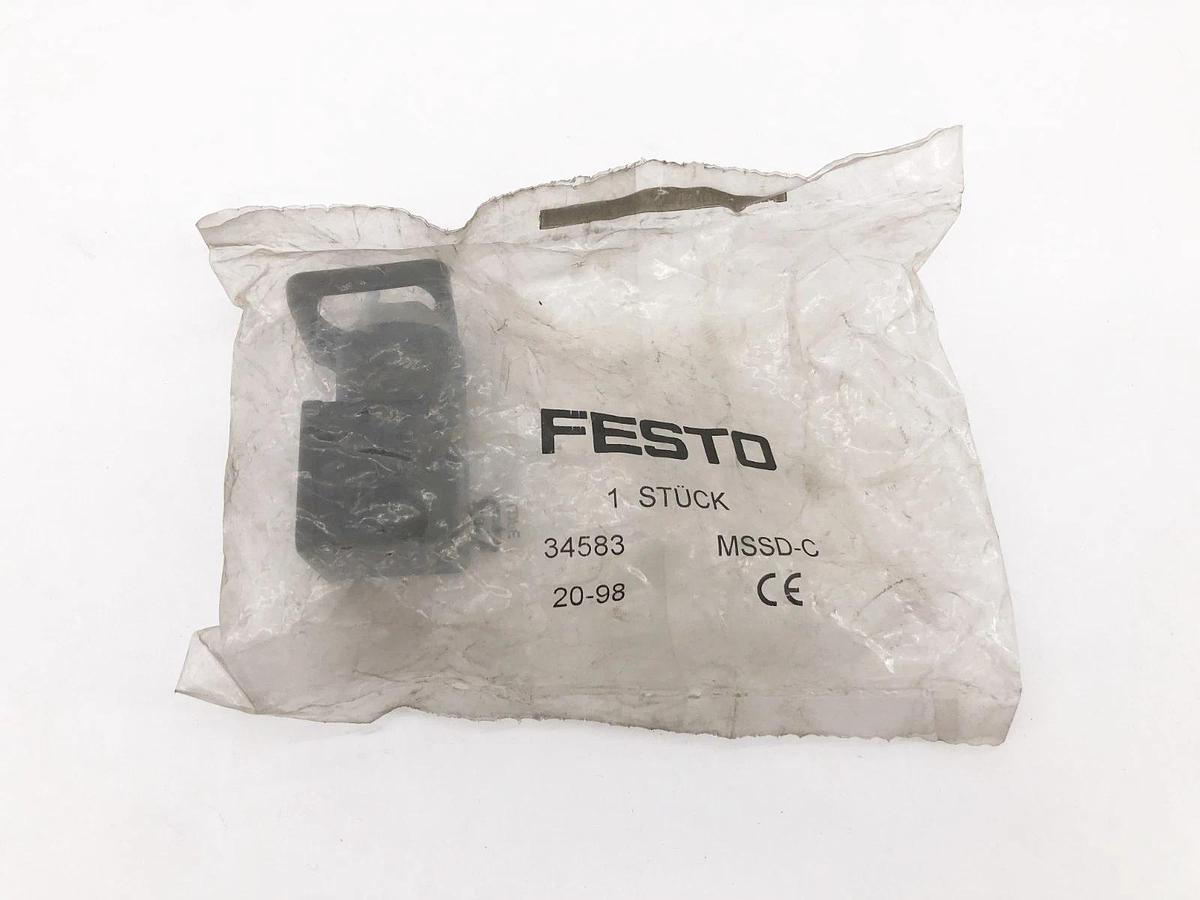 Lot of 3 New Festo MSSD-C Solenoid Coil Plug Sockets Type A 34583