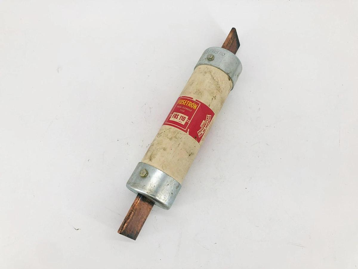 Lot of 2 New Bussmann FRS 110 Dual Element Fuses 110A 600VAC Class RK5