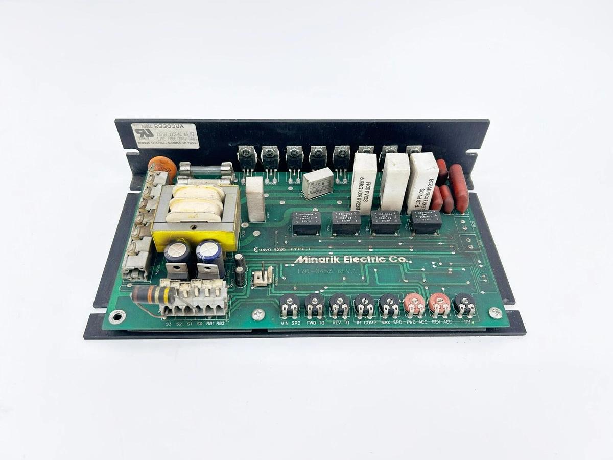 Used Minarik RG300UA DC Motor Speed Controller, 115 VAC 1.5 AMP 1 HP 50/60 HZ
