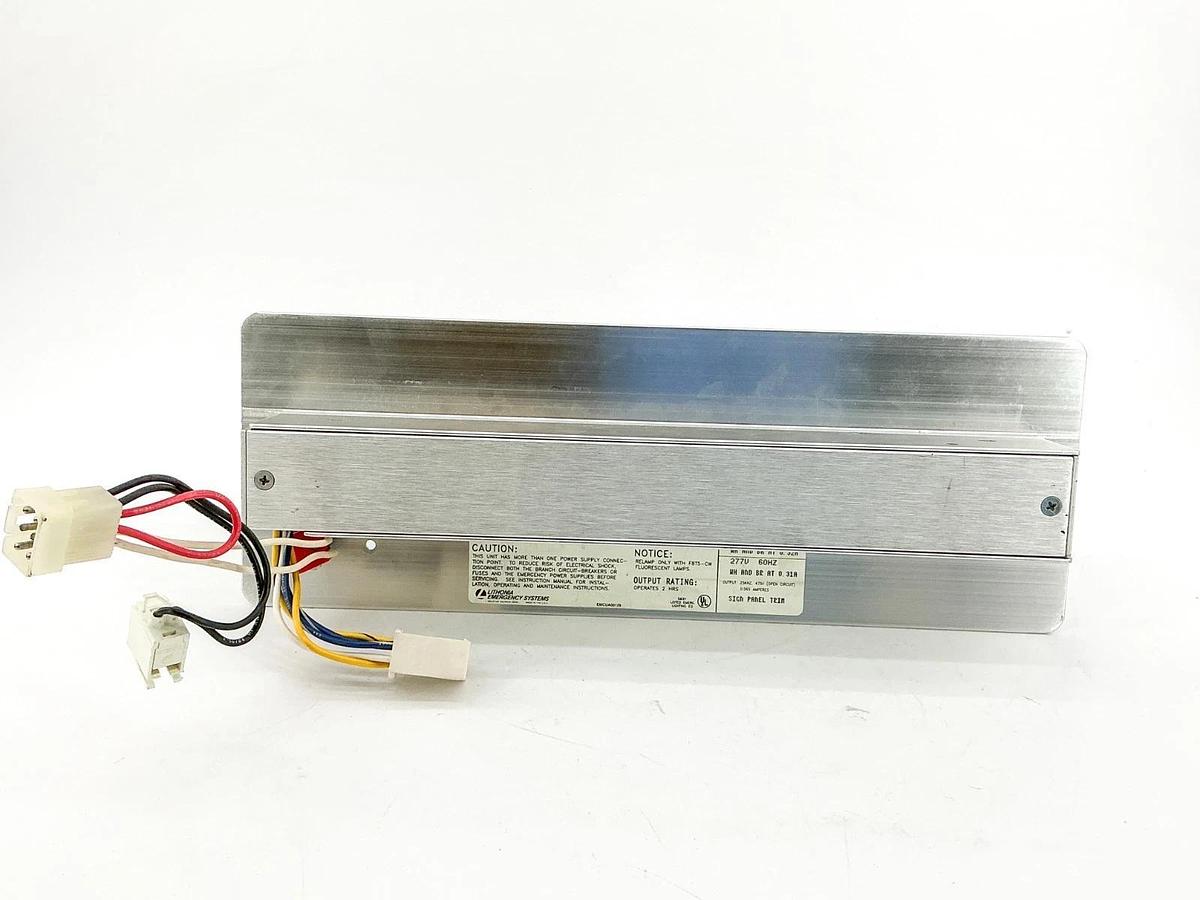 New Lithonia Lighting F2RP1GC Glass LED Exit Sign 120/277V