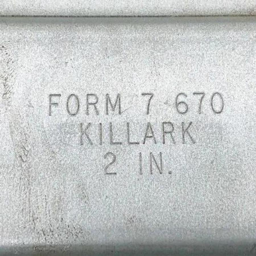 Lot of 2 New Killark 670 Steel Conduit Body Covers 2" Form 7