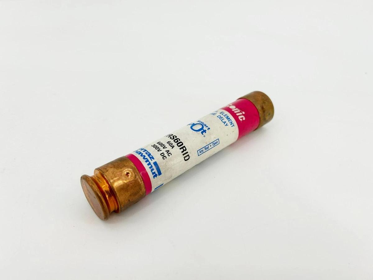 Lot of 2 New Ferraz Shawmut TRS60RID Smart Spot Fuses 60A, 600VAC, 300VDC