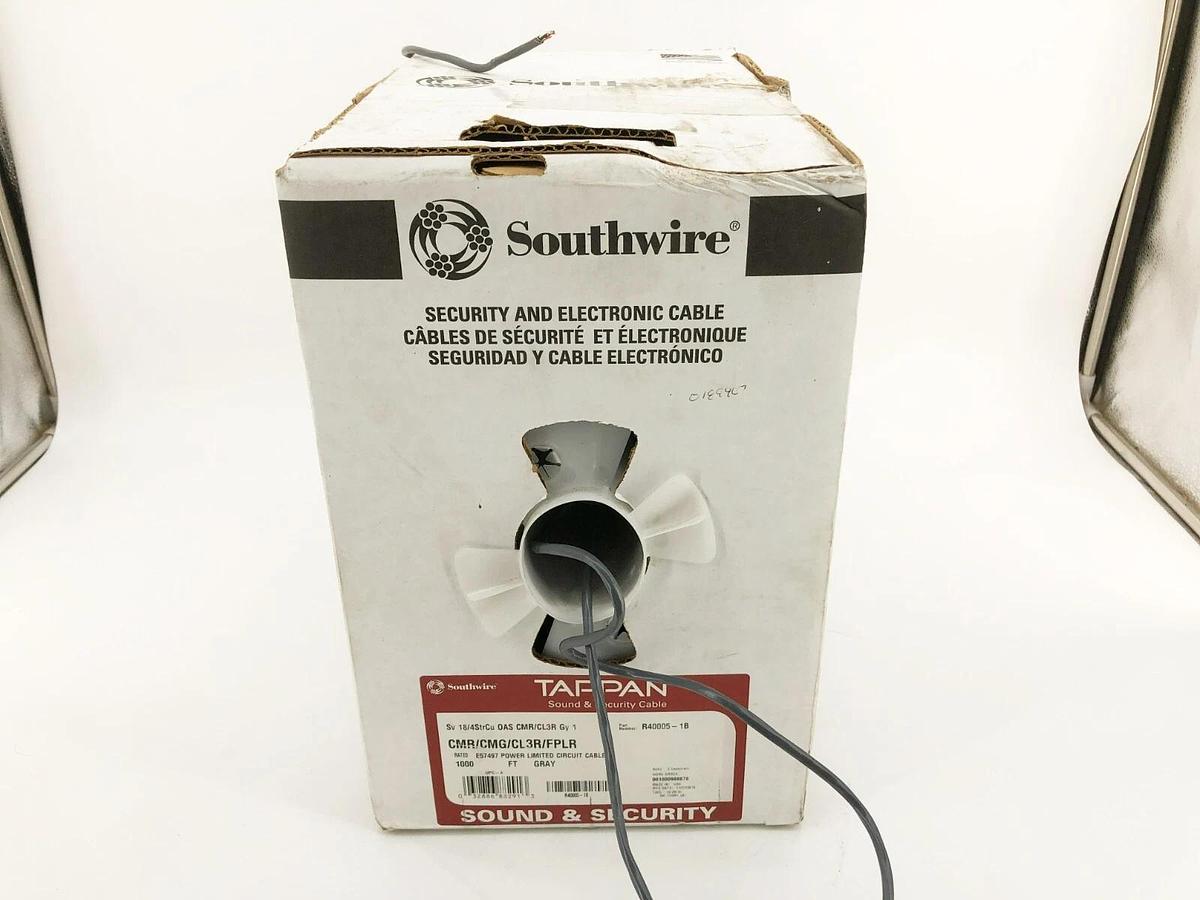 New Southwire R40005-1B Cable CMR/CMG/CL3R/FPLR Approx. 700FT.