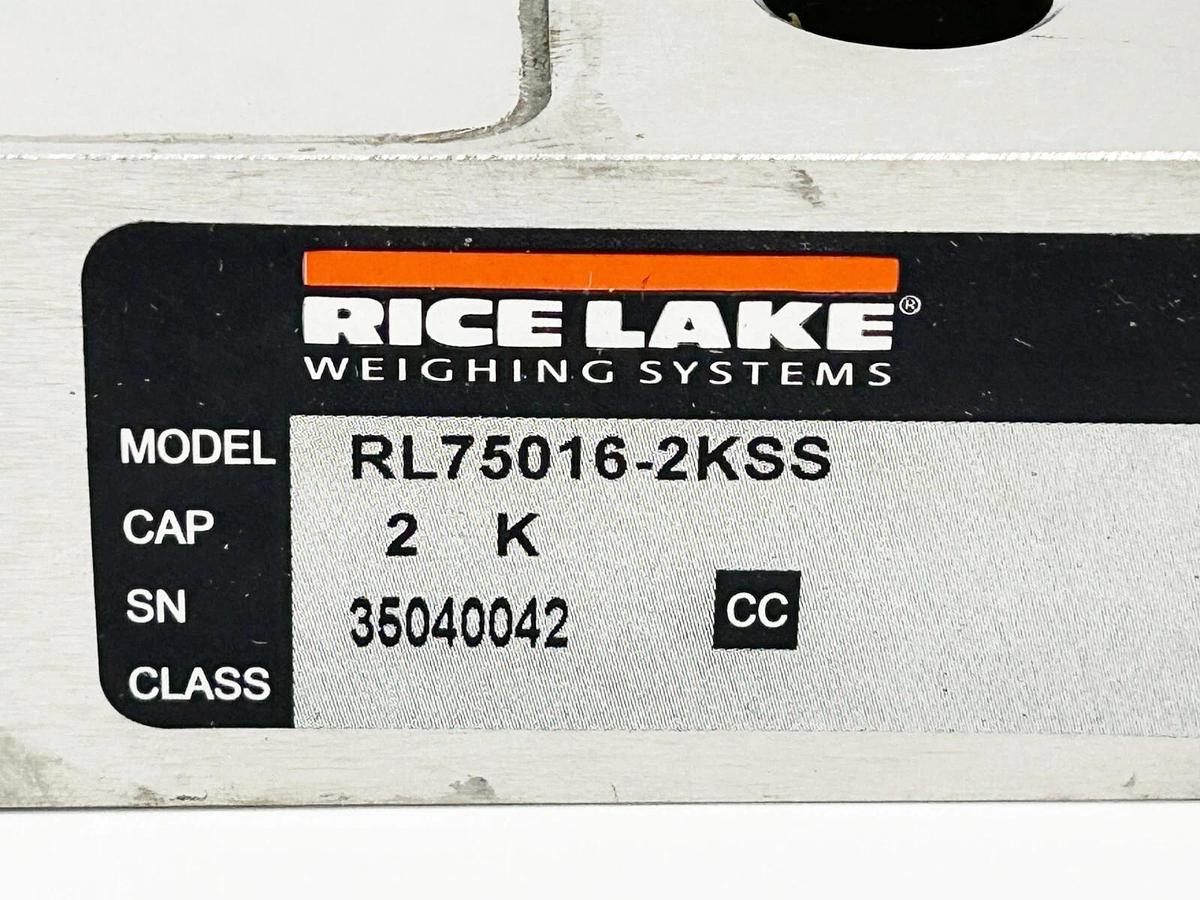 New Rice Lake RL75016-2KSS Double Ended Beam Load Cell Sensor 2000LB 25' Cable