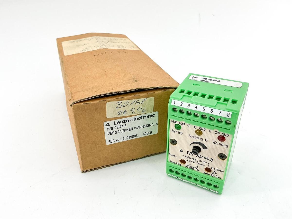 New Leuze Electronic IVS 28/44.8 Amplifier 0-10V