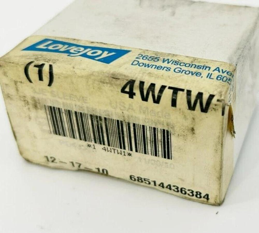 Lot of 2 New Lovejoy 4WTW1 Sleeve Couplings