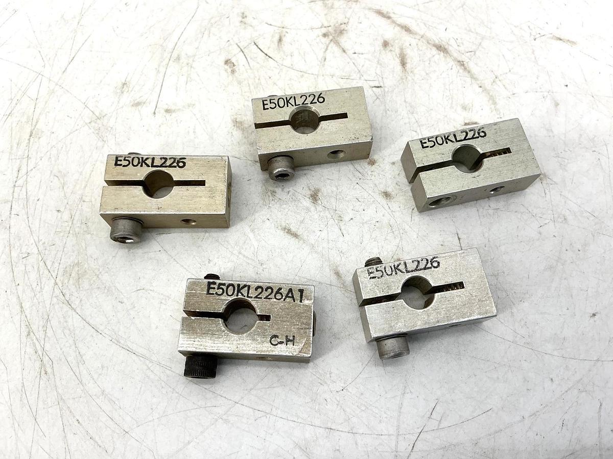 Used Lot of 5 Eaton Cutler-Hammer E50KL226 Adjustable Rod Lever Clamp Accessory