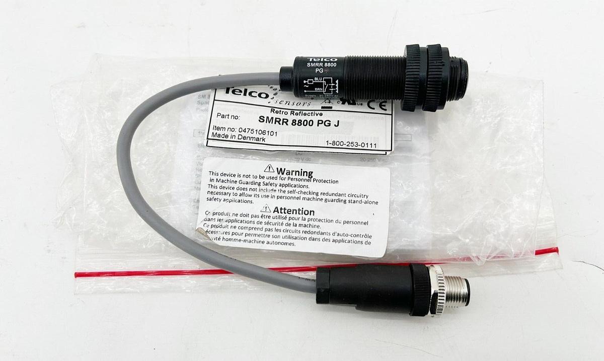 New Telco SMRR-8800-PG-J Proximity Sensor 20-250V 15-200mA