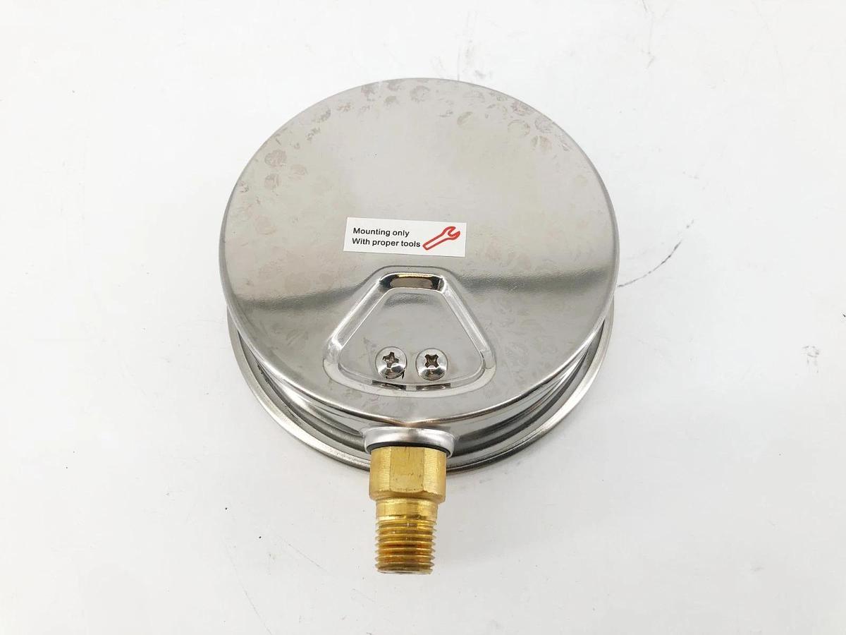 New Trerice D82LFB4002LA080 Pressure Gauge D82LFB 4" 0-15psi 1/4" LM - No Box