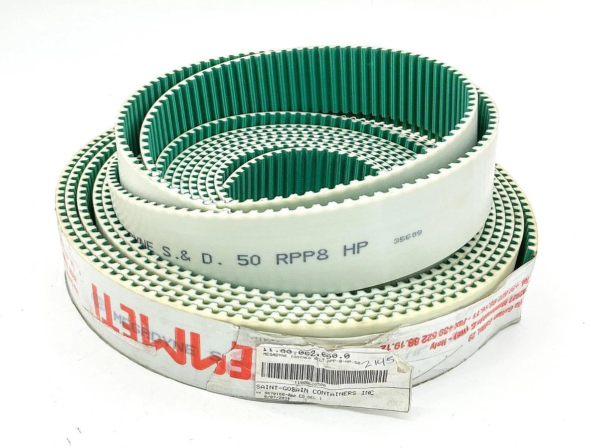 New Megadyne 50 RPP8 HP Timing Belt 2"W 10' Length - No Box