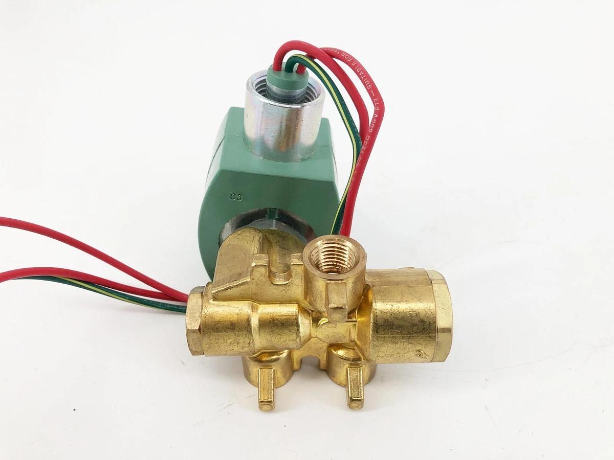 New Asco 8345H003 Solenoid Valve 110/120V 10-150psi 1/4" NPT