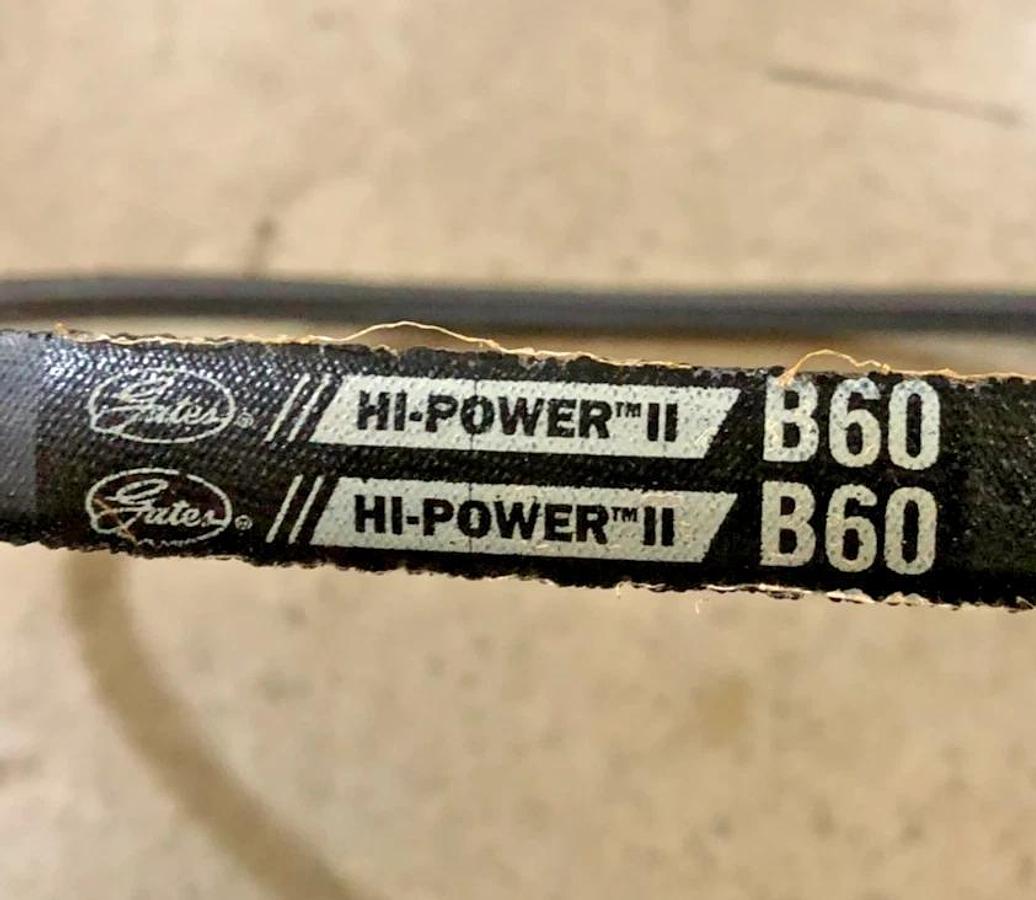Lot of 2 New Gates B60 Hi-Power II V-Belts 9003-2060 - No Box