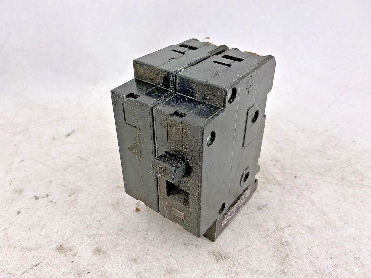 Used Square D EH24060 Circuit Breaker Type EH4 2-Pole 60A 277/480VAC