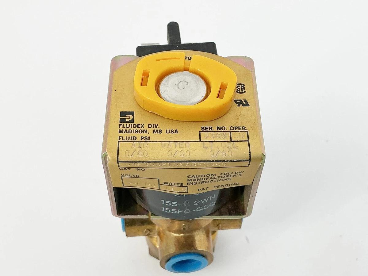 New Parker 04F30U-2106A-3FO580 Solenoid Valve 24VDC 11.5W - No Box