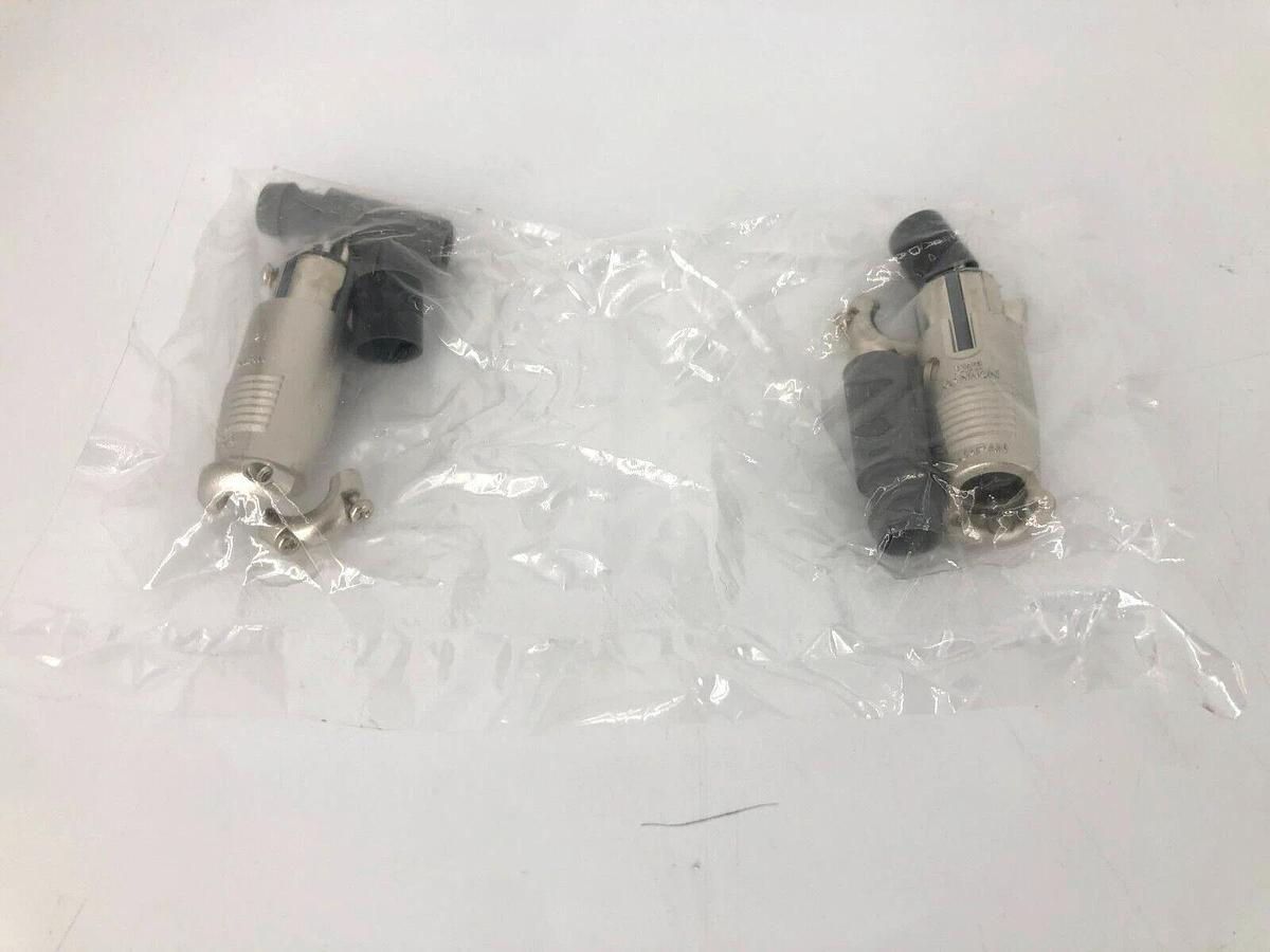 Lot of 2 New ITT Cannon XLR-5-11C 5-way Female XLR Plugs