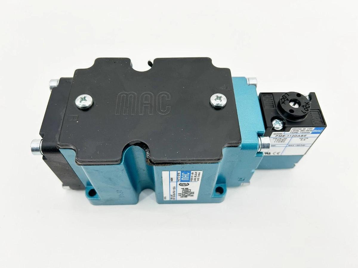 New MAC Valves 6511B-000-PM-112DA Solenoid Valve 6500 Series 120Vac 50/60Hz