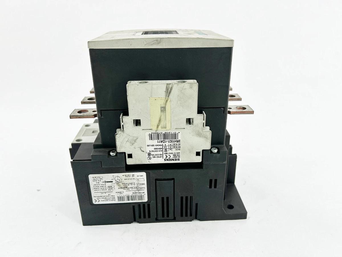 Used Siemens 3RT1054-6AF36 Contactor 127V 360W Coil Series 3RT1