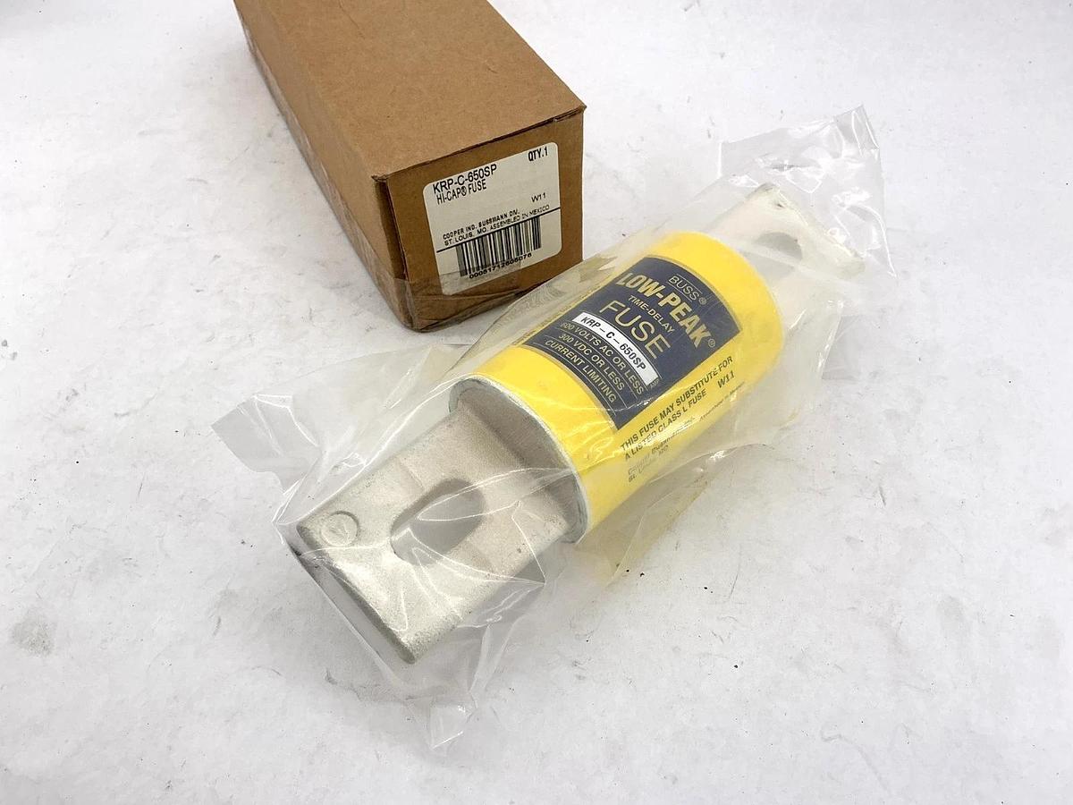 New Bussmann KRP-C-650SP Low-Peak Time-Delay Class L Fuse 650A 600V
