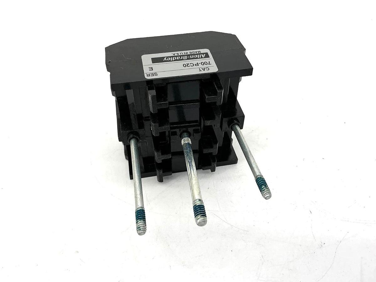 New Allen Bradley 700-PC20 Ser E Relay Third Deck Type P 2-Pole 2NO 10A 700PC20