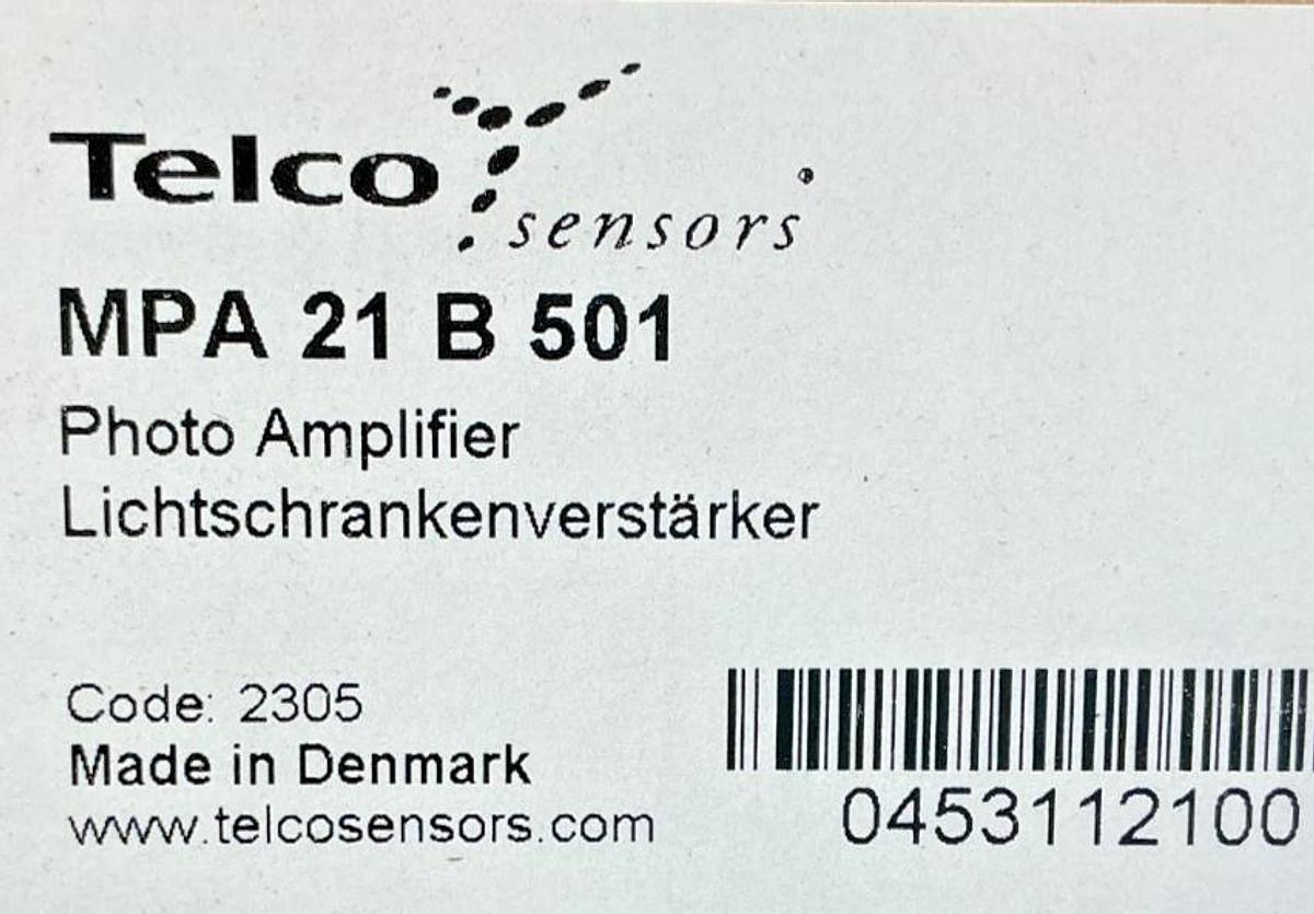 New Telco MPA-21-B-501 Photo Amplifier Relay 11-Pin 115VAC 0453112100 MPA21B501