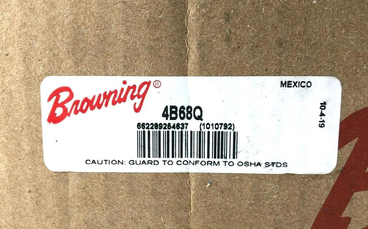 New Browning 4B68Q Sheave, 6.8" Pitch Dia. 4 Groove 1010792