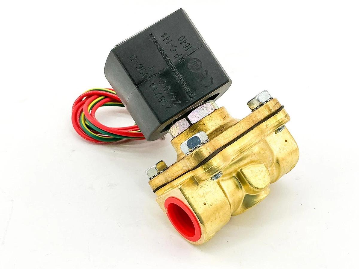 New Asco EF8210G002 24VDC Solenoid Valve 1/2" Pipe 5-100PSI 11.6W