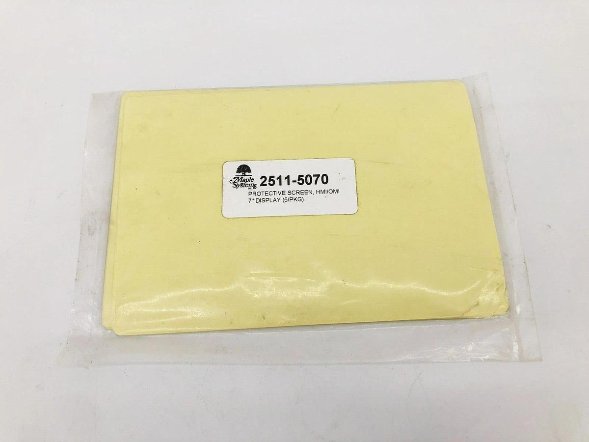 New Maple Systems 2511-5070 Protective Screen HMI 7" Display 5/pk