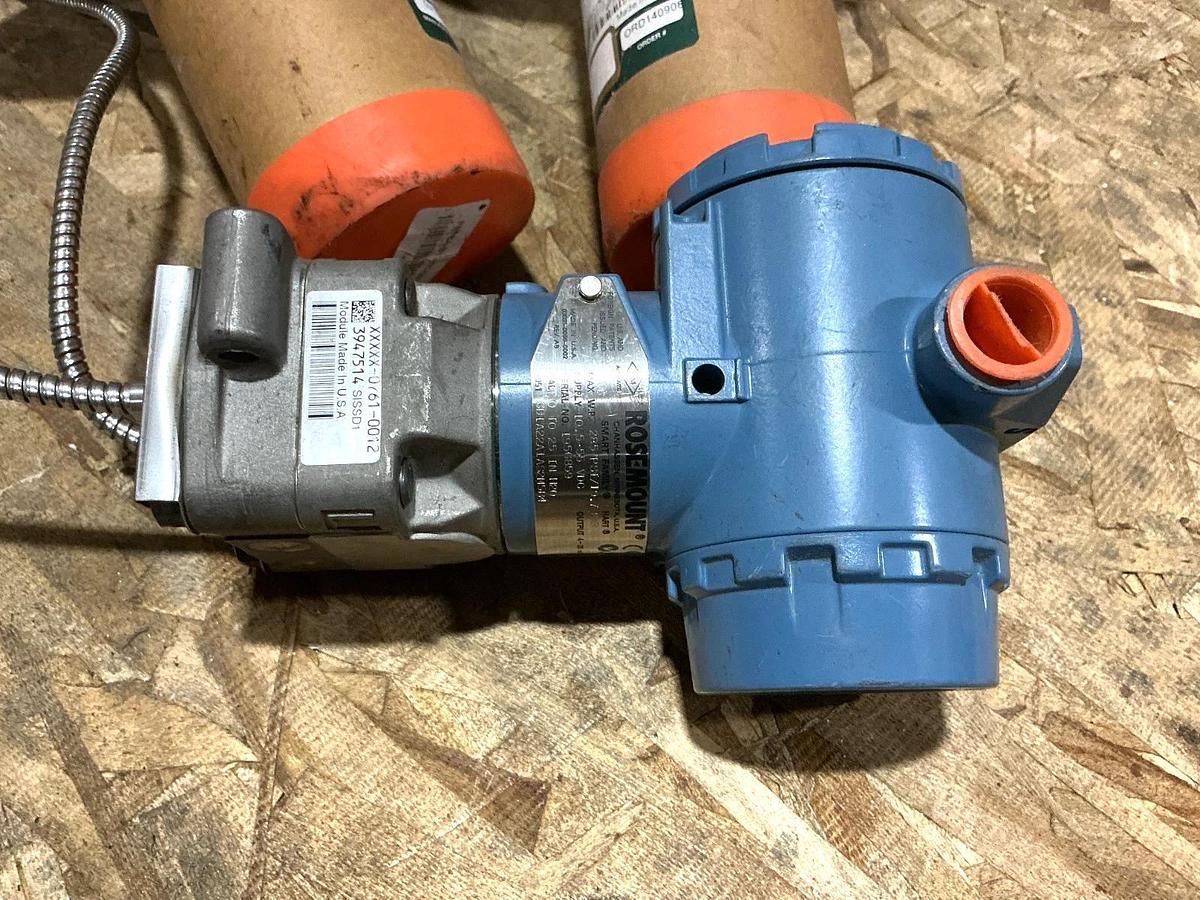 Used Rosemount 3051CD1A22A1AS2M5B4 Pressure Transmitter 285PSI 10.5-55VDC