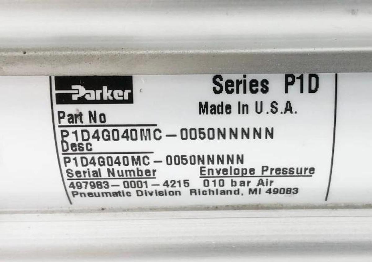 New Parker P1D4G040MC-0050NNNNN Aluminum Cylinder 40mm 10 bar - No Box