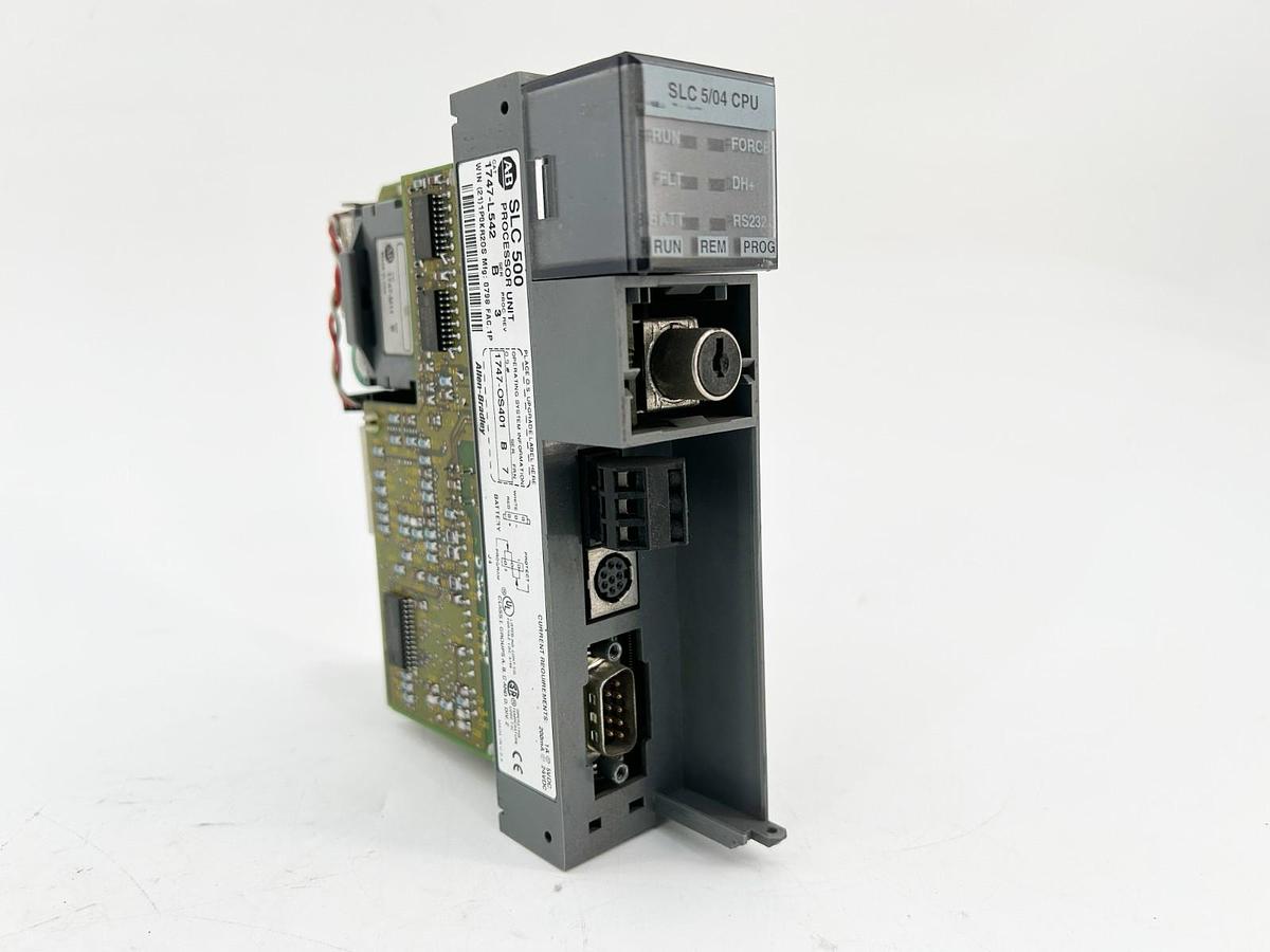 Used Allen Bradley 1747-L542 Processor Unit 24VDC 1000MA Ser.B