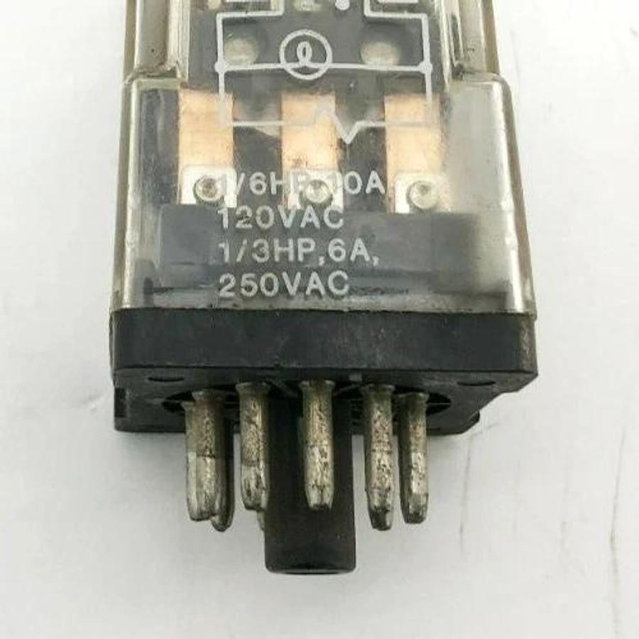 Used Lot of 3 Potter & Brumfield KRPA14DN Contact Relays 24VDC 10A