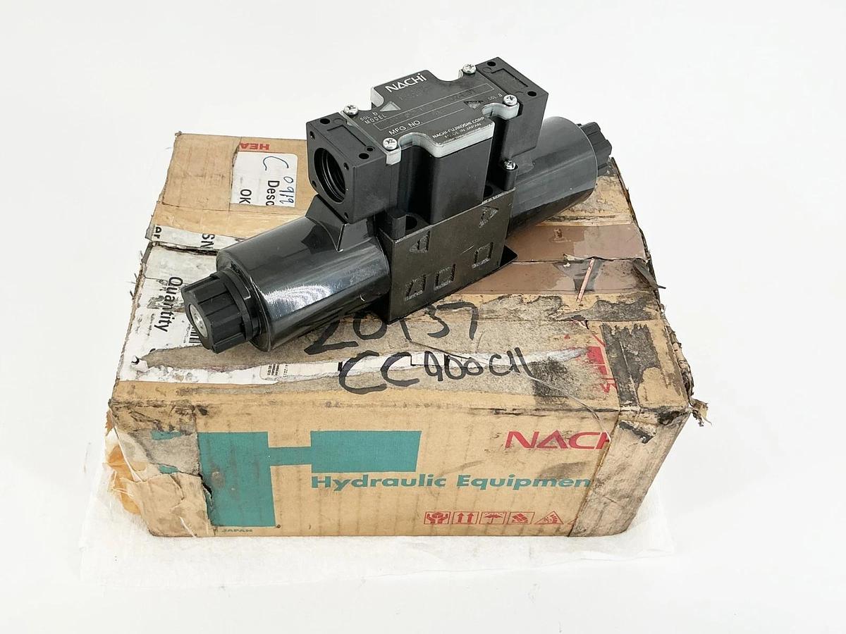 New Nachi SS-G01-E3X-R-D2-E31 Directional COntrol Valve 24VDC 5075PSI DO3 6Y0