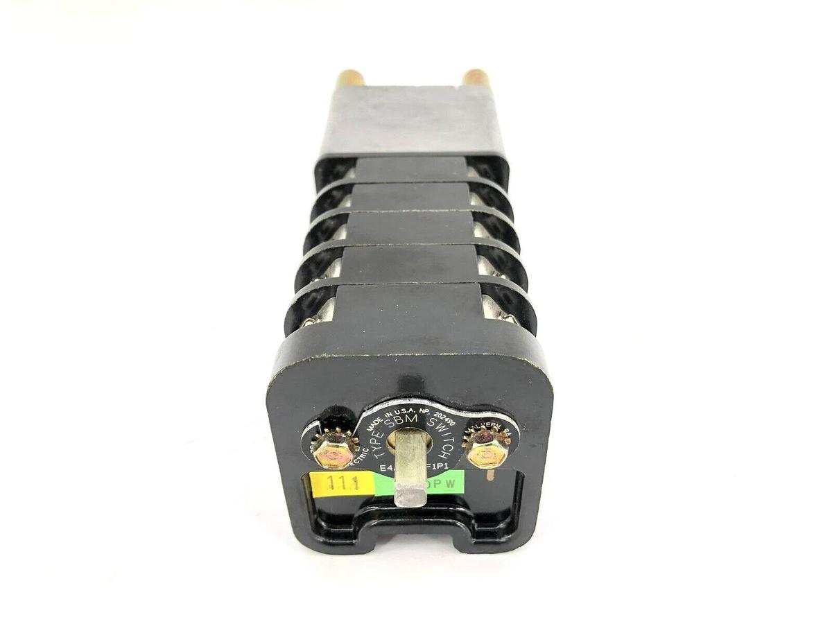 New GE General Electric E4A26P1F1P1 Type SBM Rotary Switch (Missing Handle)