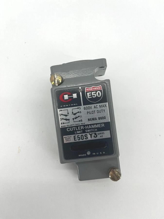 Cutler-Hammer E50SY3 Limit Switch Body