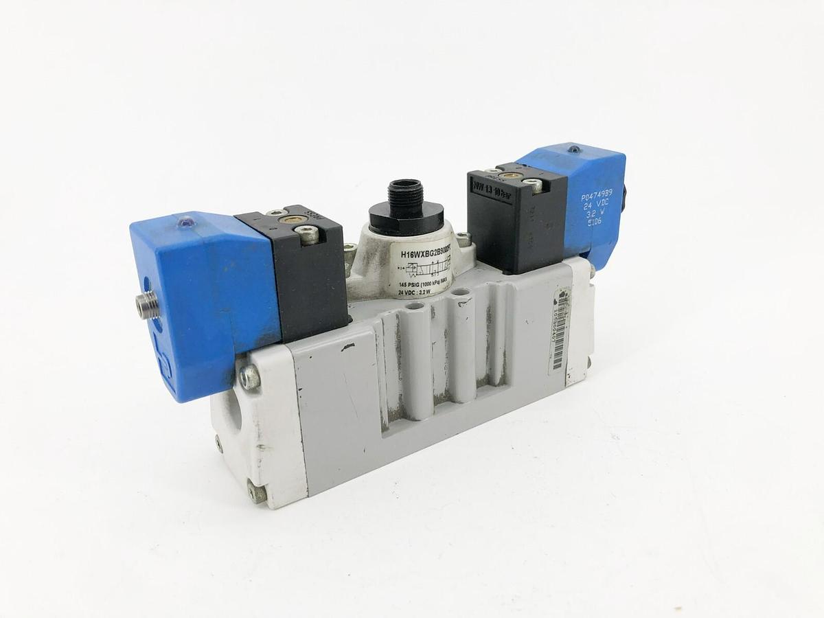 Used Parker H16WXBG2B9000FC Solenoid Valve 24VDC 3.2W