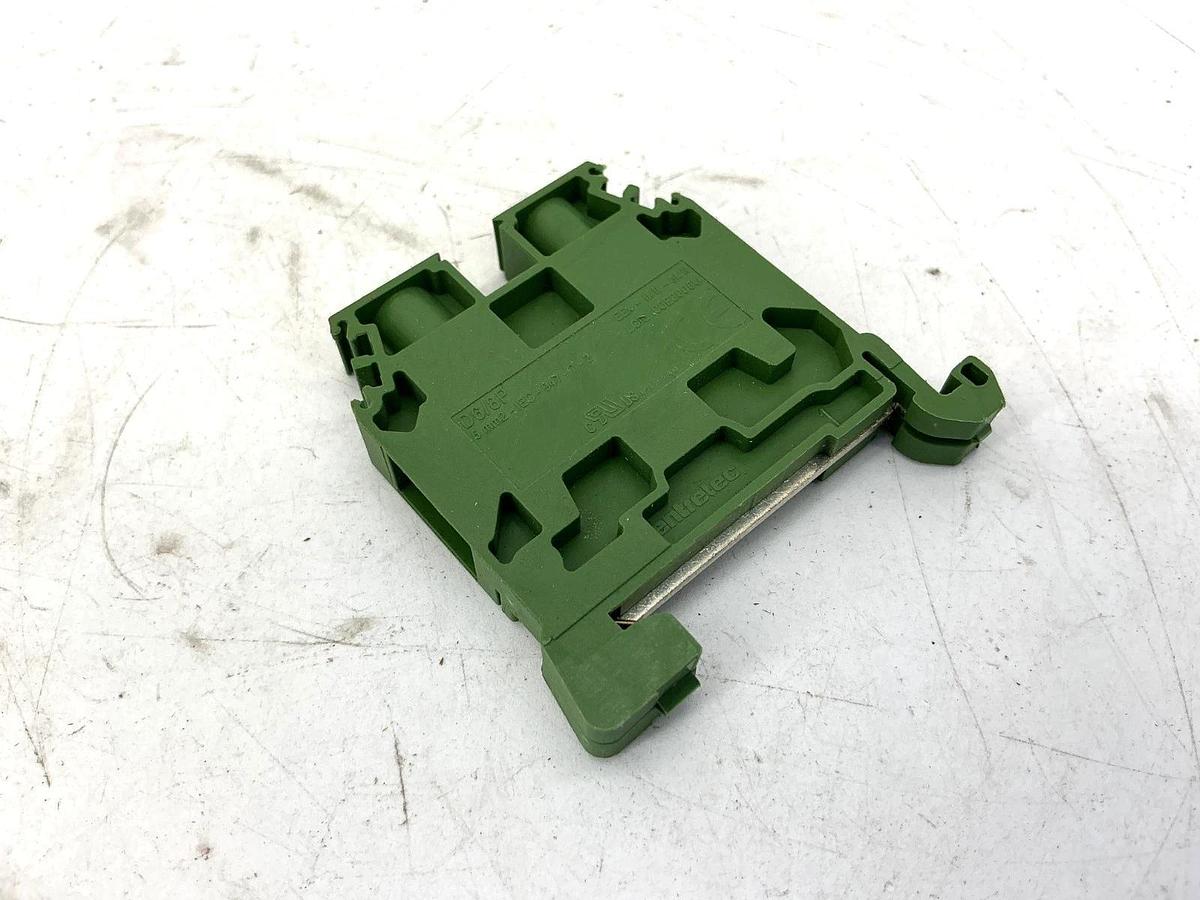 Lot of 12 New ABB Entrelec 1SNA165830R2100 Terminal Block Green & Yellow D6/8.P