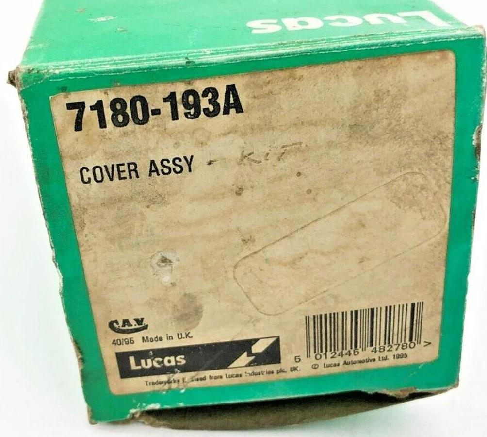 New Lucas 7180-193A Governor Cover Assembly